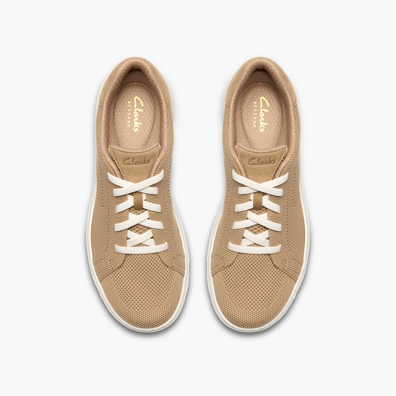 Clarks Damen Nalle Walk Sportschuhe Beige