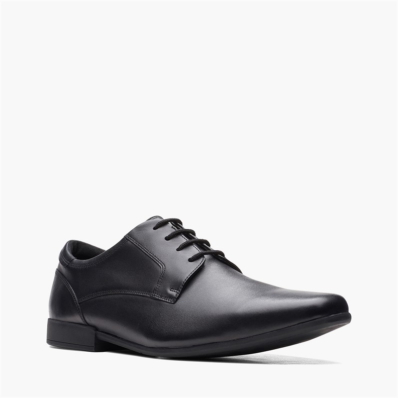 Clarks Herren Sidton Schnürschuhe Black Leather