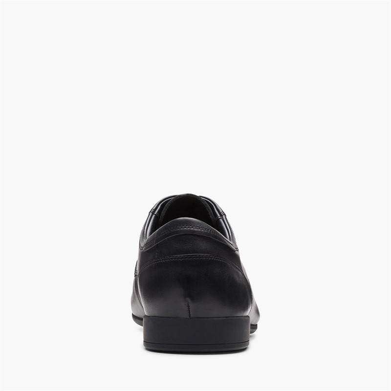 Clarks Herren Sidton Schnürschuhe Black Leather