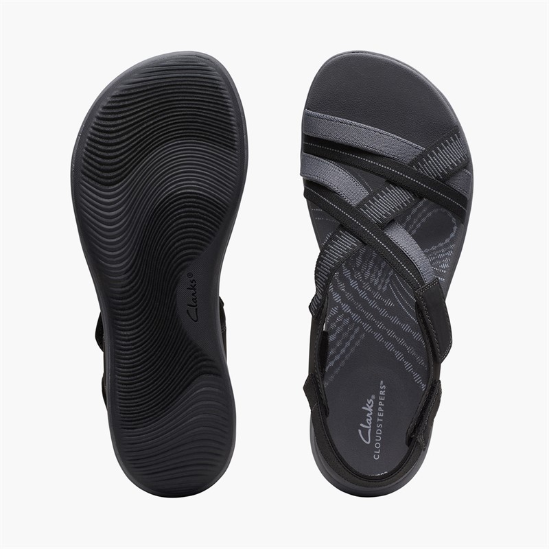 Clarks Damen Mira Ivy Sandalen Schwarz