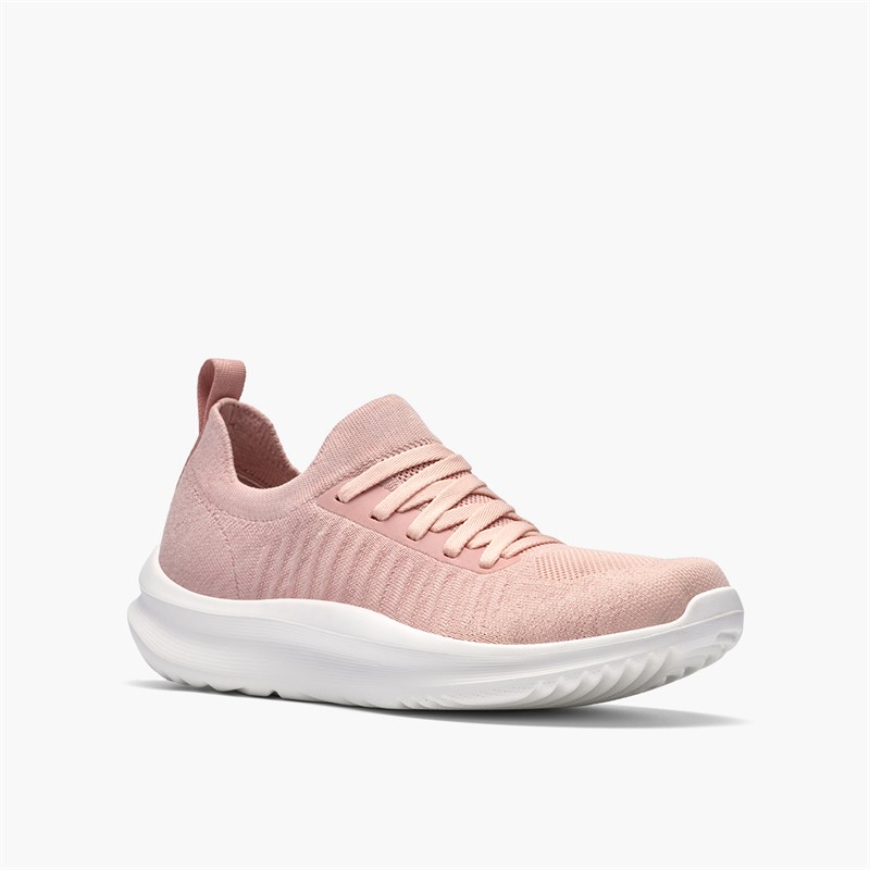 Clarks Damen Solevana Turnschuhe Dusty Pink