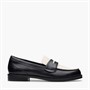 Clarks Damen Straven Edge Loafer Black Combi Leather
