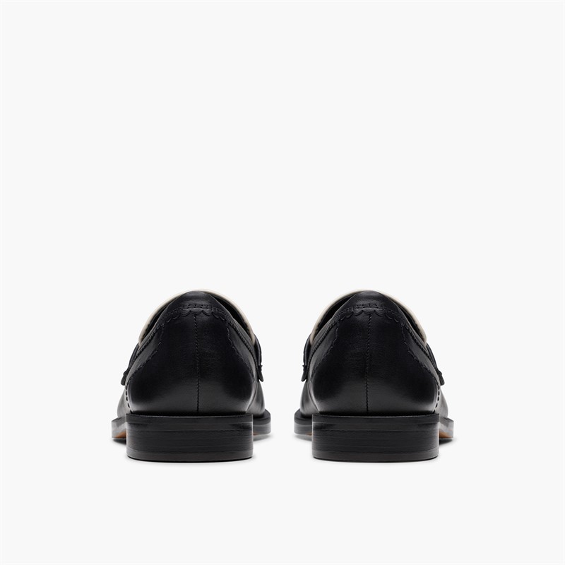 Clarks Damen Straven Edge Loafer Black Combi Leather