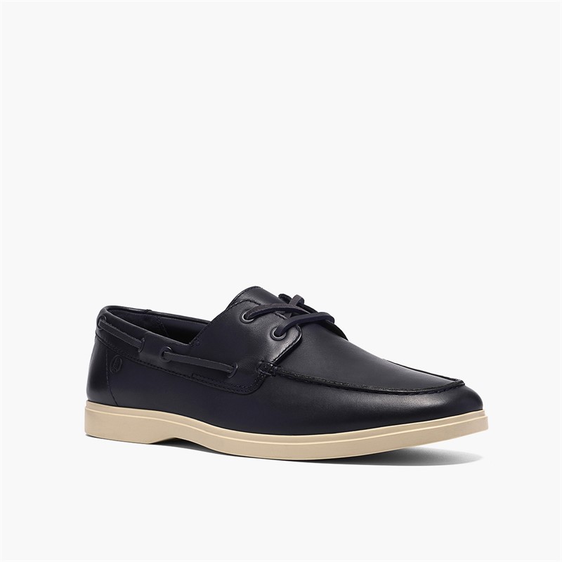 Clarks Herre Torford Bådsko Navy Leather