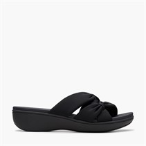 Clarks Damen Brinkley Rae Ava Sandalen Schwarz/Schwarz