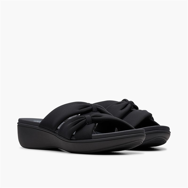 Clarks Damen Brinkley Rae Ava Sandalen Schwarz/Schwarz