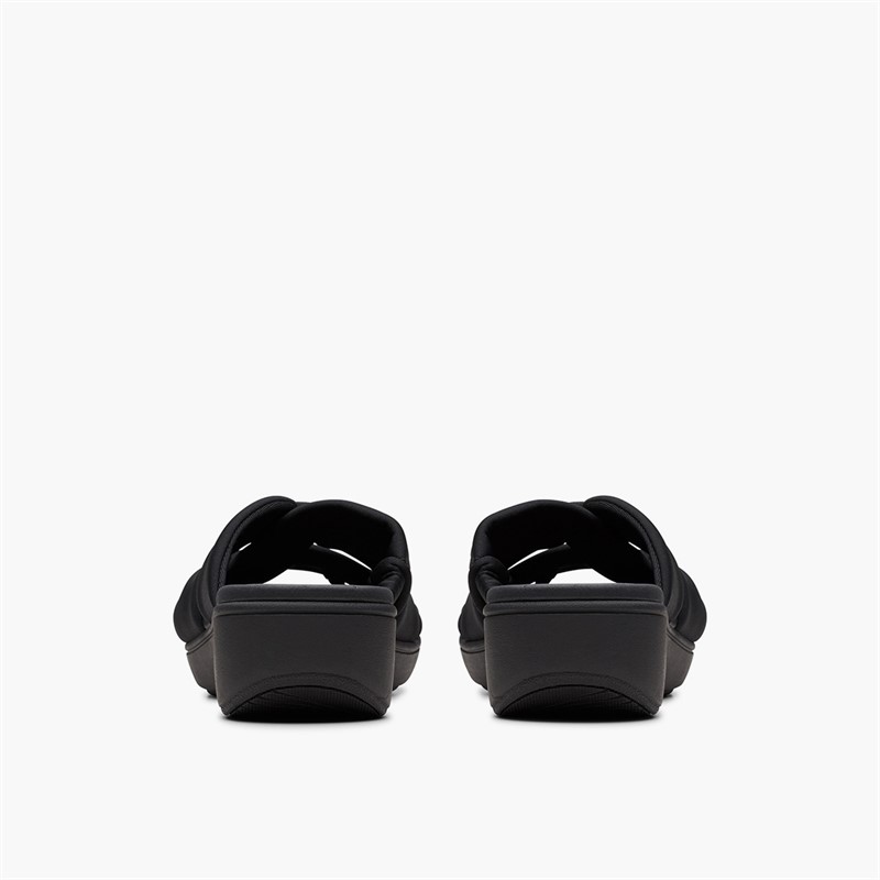Clarks Damen Brinkley Rae Ava Sandalen Schwarz/Schwarz