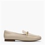Clarks Damen Tamna Iris Loafer White Leather