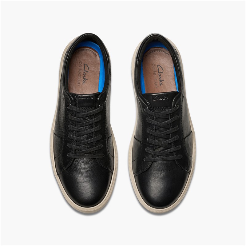 Clarks Herre Brodin Træningssko Black Leather