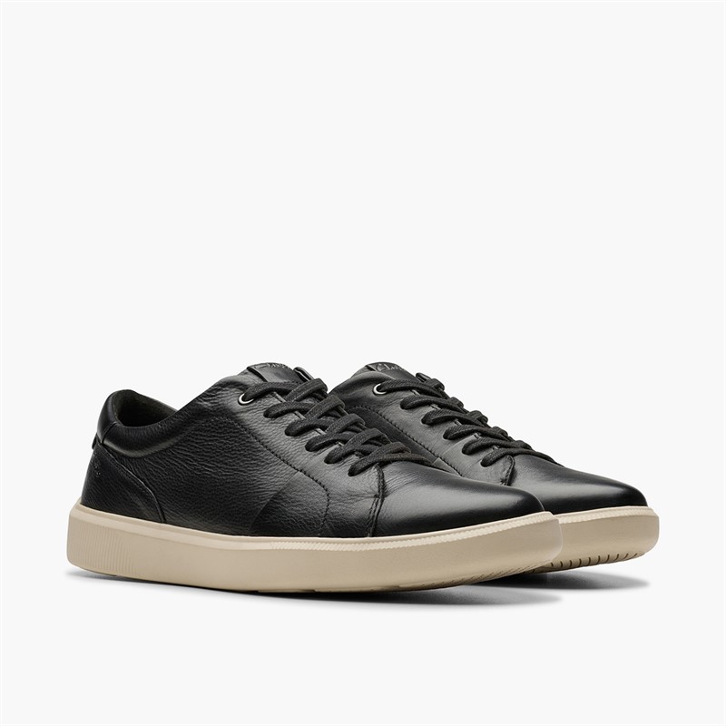 Clarks Herre Brodin Træningssko Black Leather