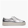Clarks Damen Mayhill Walk Turnschuhe Silver Metallic