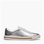 Clarks Womens Un Maui Lace Trainers Metallic