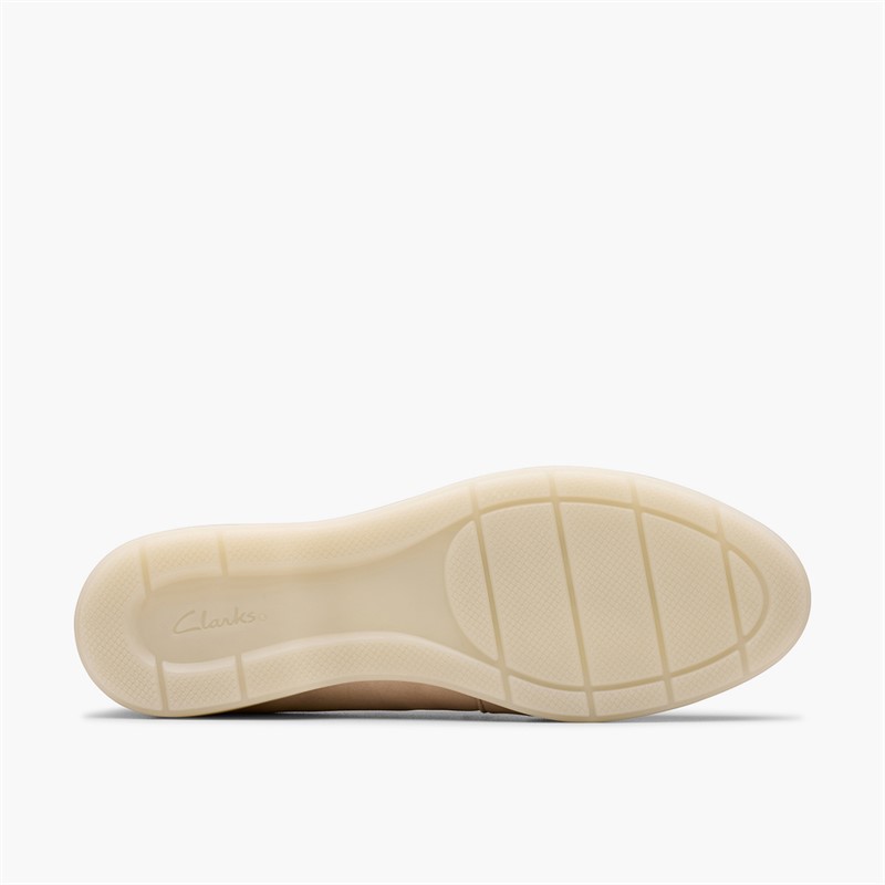 Clarks Dame Narini Edge Loafers Sand Suede