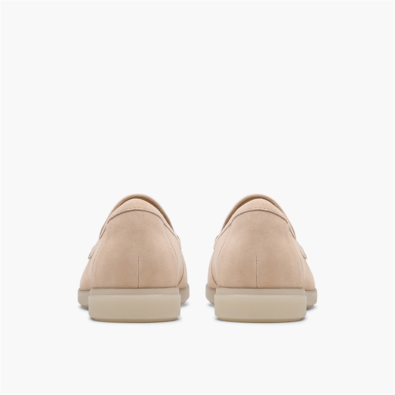 Clarks Dame Narini Edge Loafers Sand Suede