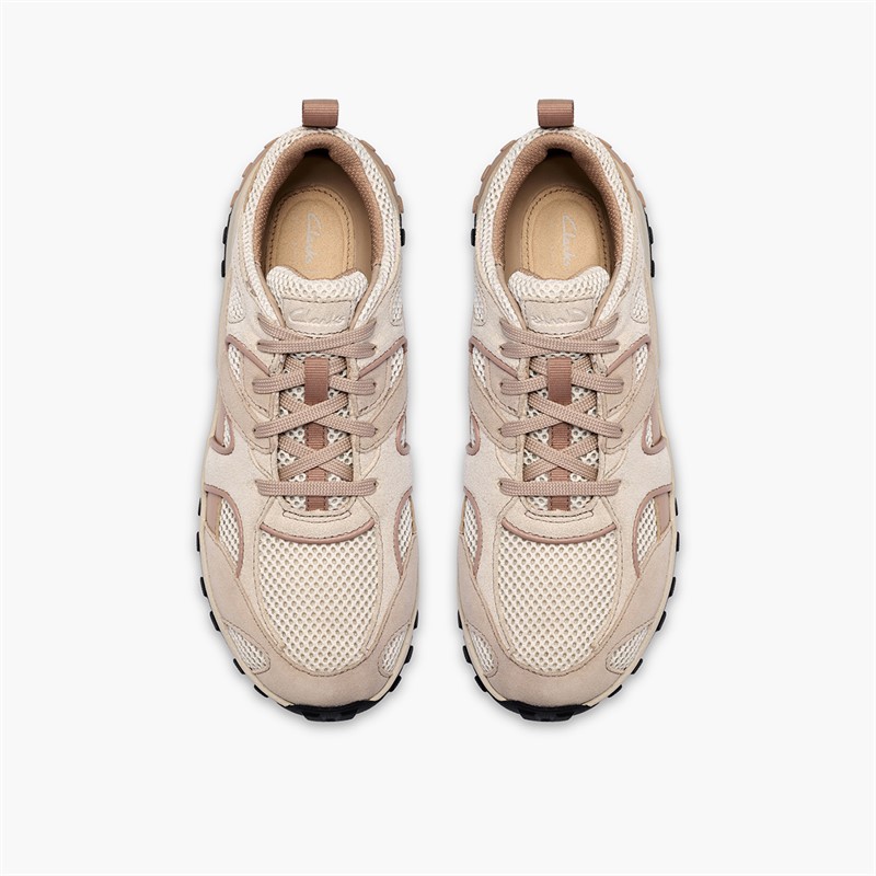 Clarks Damen ATL Trek Mesh wasserdichte Turnschuhe Sand Combi