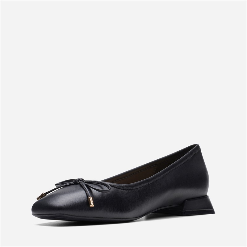 Clarks Damen Ubree 15 Schritt Schuhe Black Leather