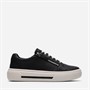 Clarks Damen Hollyrose Reißverschluss Turnschuhe Black Leather