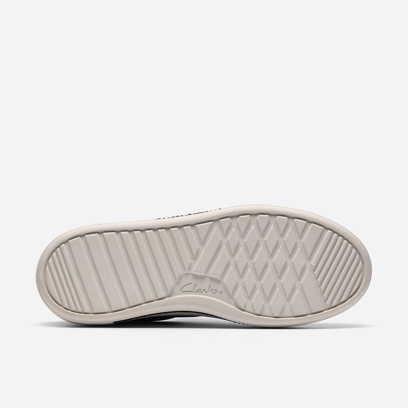 Clarks Damen Hollyrose Reißverschluss Turnschuhe Black Leather