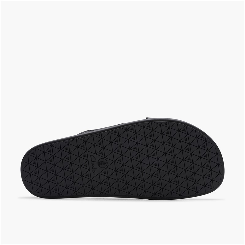 Clarks Herre Torford Krydsrem Sandaler Black Leather