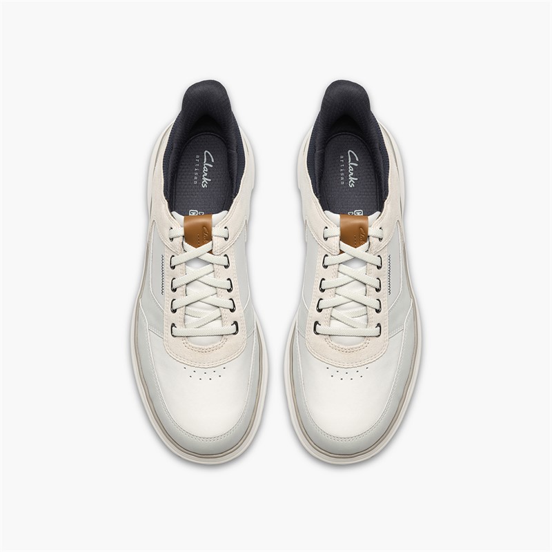 Clarks Herren Mullan Eay Sportschuhe White Combi