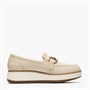 Clarks Damen Zylah Moccasins Cream Leather