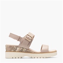Clarks Damen Diaz Rosen Sandalen Sand Combi