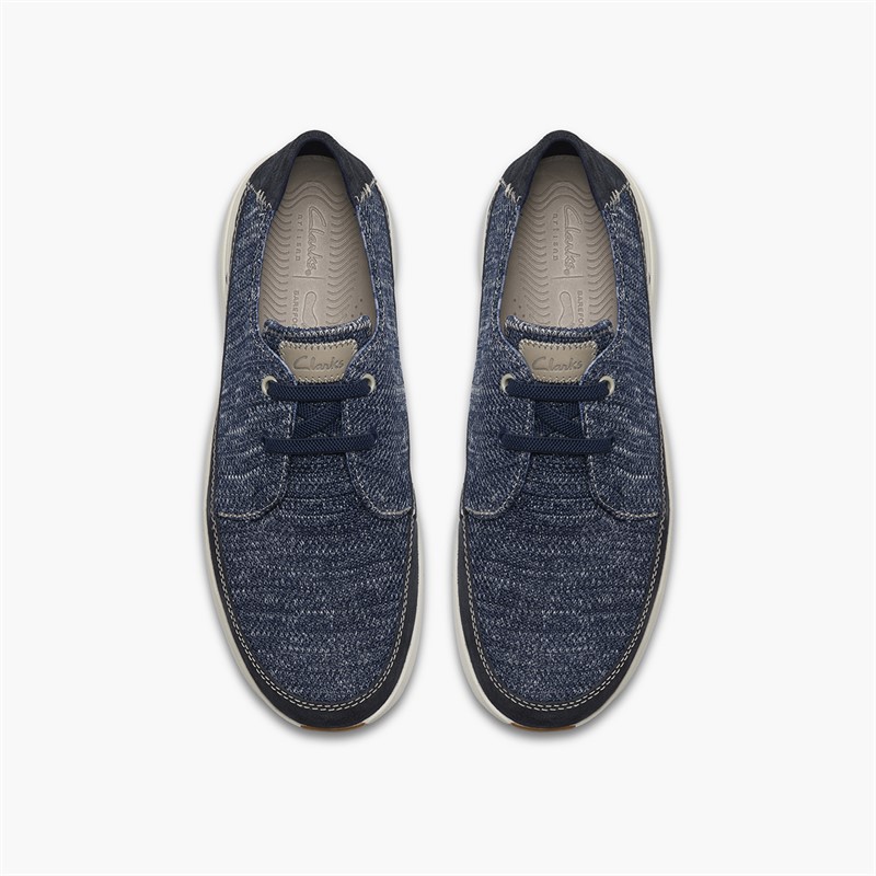Clarks Herresko Easeway Snøre Navy Combi