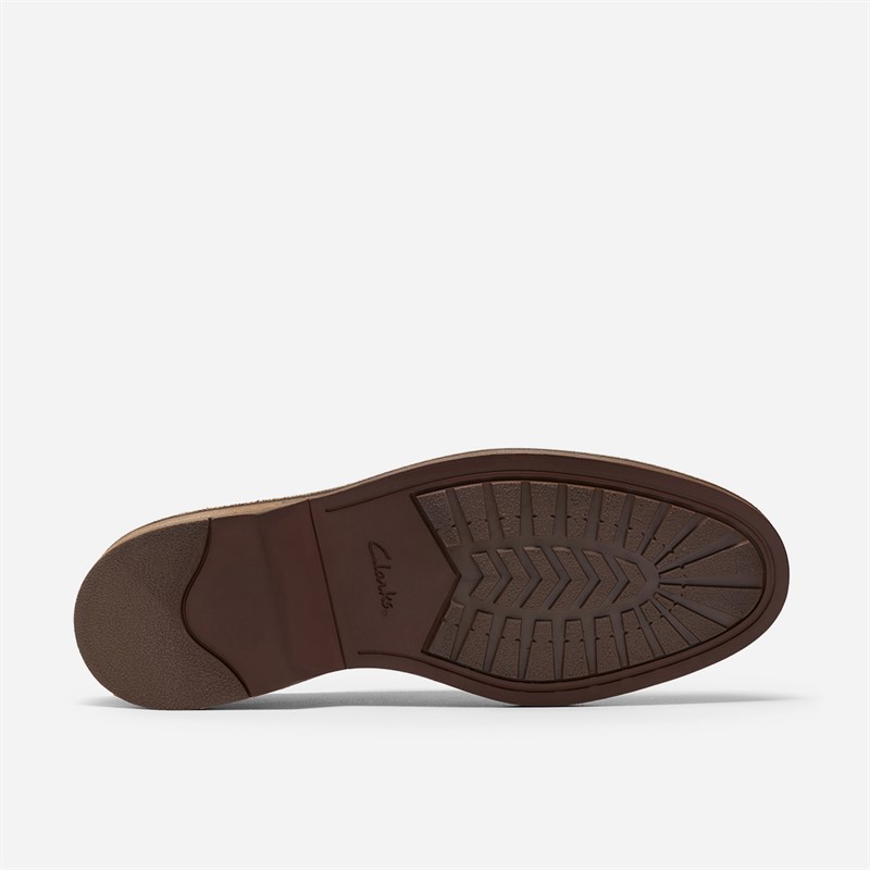 Clarks Herre Aldwin snøre sko Tan Suede