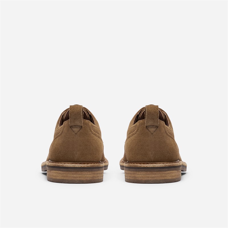 Clarks Herre Aldwin snøre sko Tan Suede
