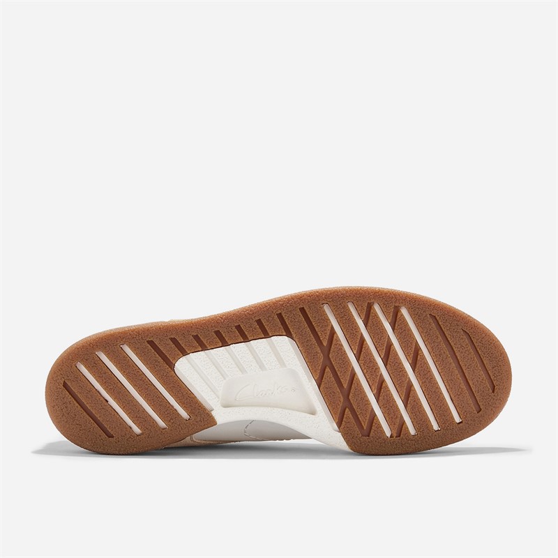 Clarks Womens Mayhill Walk Trainers White Combi
