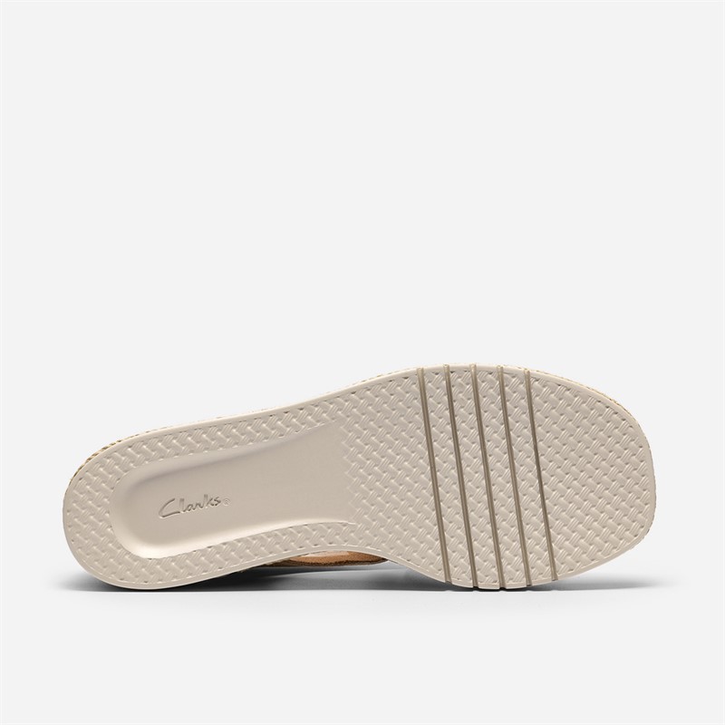Clarks Damen Kidiki Sonnensandalen Beige Combi