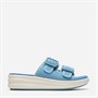 Clarks Damen Drift Faye Sandalen Bright Blue