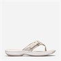 Clarks Damen Brinkley Sea Flip Flops Soft Gold