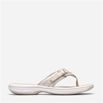 Clarks Damen Brinkley Sea Flip Flops Soft Gold