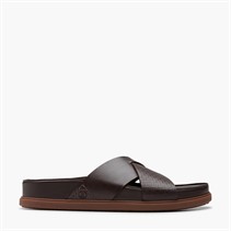 Clarks Herre Torford Krydsrem Sandaler Brown Leather