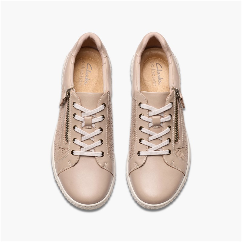 Clarks Dame Caroline Rio Trænere Sand Leather