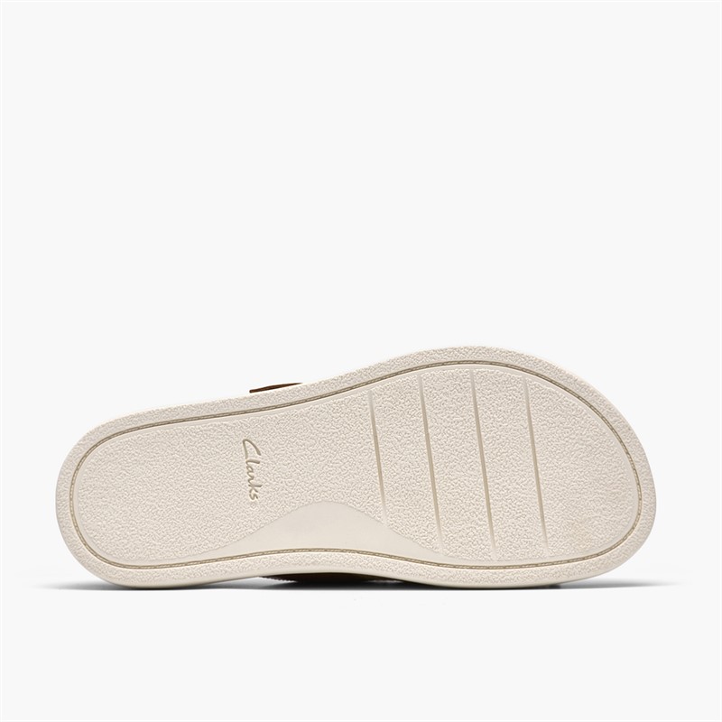 Clarks Dame Arwell Dobbelt Rem Sandaler Tan Leather