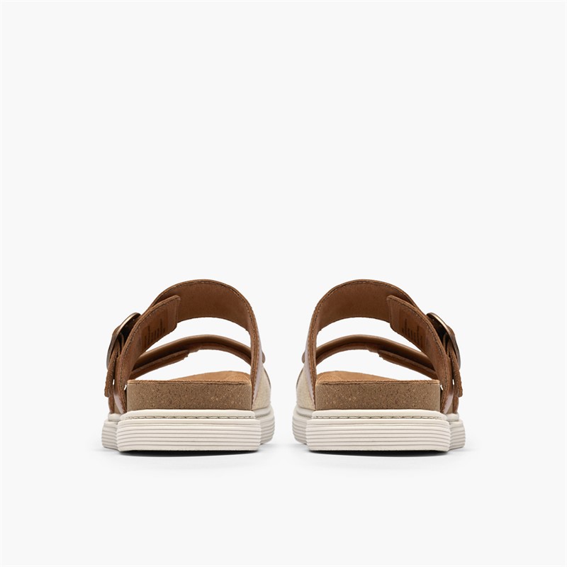 Clarks Dame Arwell Dobbelt Rem Sandaler Tan Leather