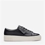 Clarks Damen Mayhill Walk Turnschuhe Black Leather