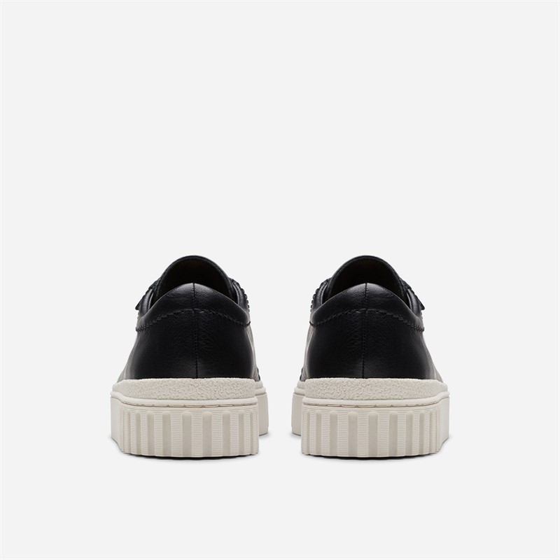Clarks Damen Mayhill Walk Turnschuhe Black Leather