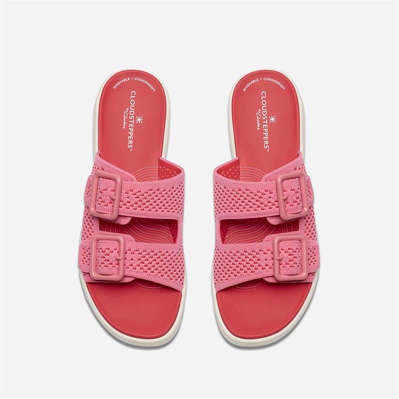 Clarks Damen Drift Faye Sandalen Rosa