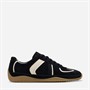 Clarks Womens Meridor Low Profile Trainers Black Combi Sde