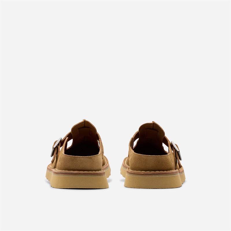 Clarks Herre Solsbury Mule Sandaler Cola Suede