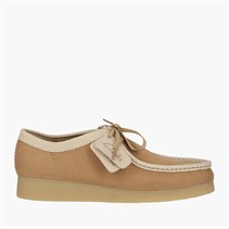 Clarks Herren Premium Wallabee Evo G Schuhe Tan Combi