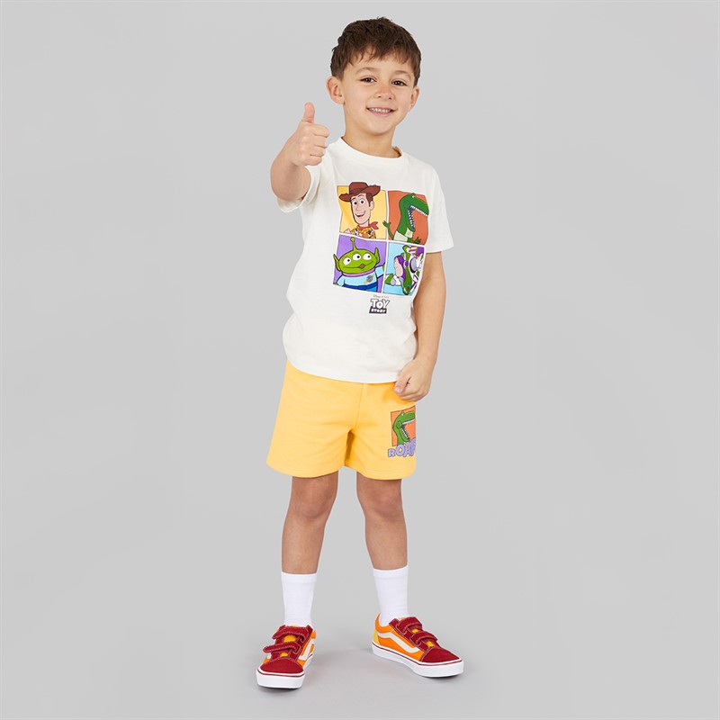 Marvel Boys T-Shirt And Shorts Co-Ord Set Yellow