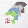 Toy Story Boys Five Pack T-Shirts Multi