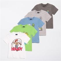 Toy Story Boys Five Pack T-Shirts Multi