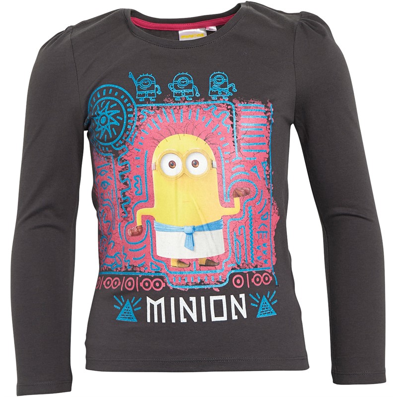 Minions Piger Overdele Mørk Grå