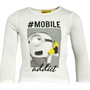 Minions Piger Langærmet Top Off White
