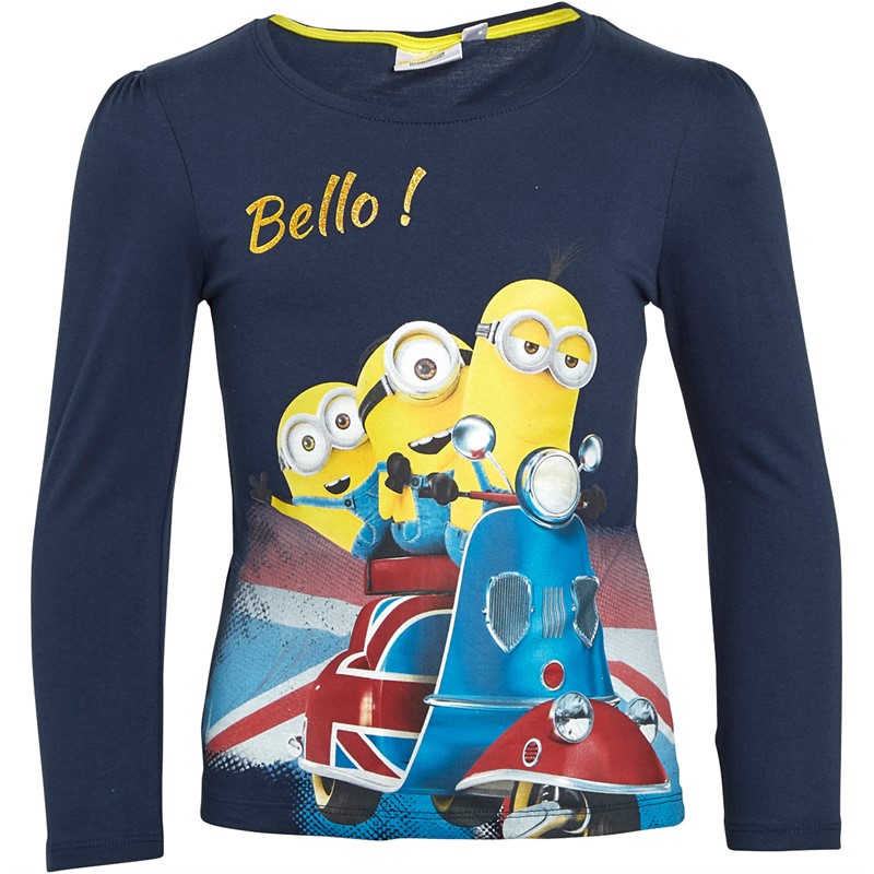 Minions Hauts Fille Bleu Marine
